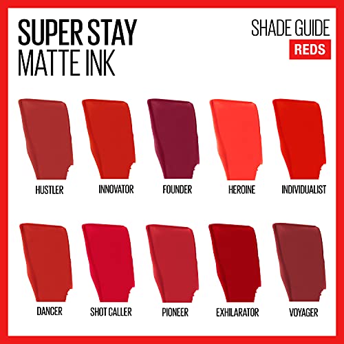 Long Lasting Matte Lipstick Set with Blue Red & Pink Shades - 16H Wear