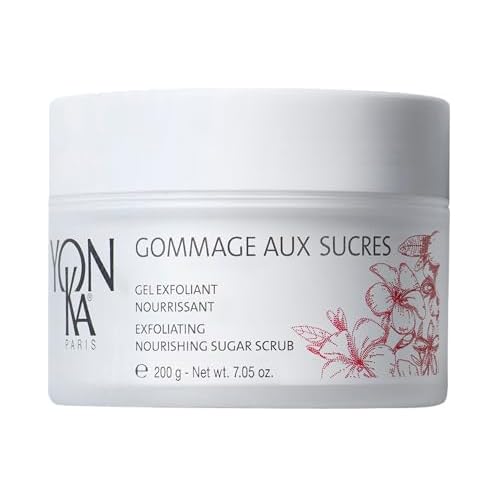 Yon-Ka Gommage Aux Sucres Jasmine | Exfoliating Sugar Body Scrub with Sunflower Oil | Softening Formula with Tiare Flower | Silky Skin Treatment | 7.05 oz