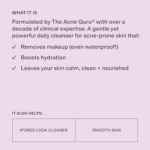 Gentleclean Vitamin C Calming Facial Cleanser - Goldenseal & Green Tea - 6 Fl Oz - Cruelty Free & Gluten Free - Suitable for All Skin Types