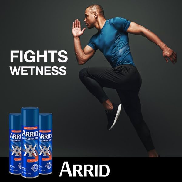 Arrid XX Anti-Perspirant Deodorant Spray Regular 4 oz Pack of 5