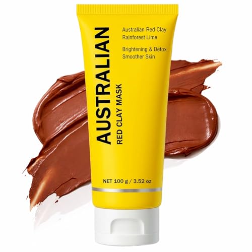 Australian Red Clay Face Mask - Mineral-Rich Detox Mud with Kakadu & Lime - Variant 1