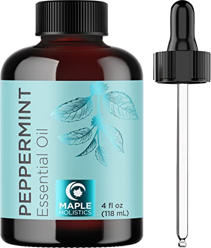 Peppermint & Rosemary Hair Growth Oil Set - Nourishing Hair Treatment Oils 4 Fl Oz