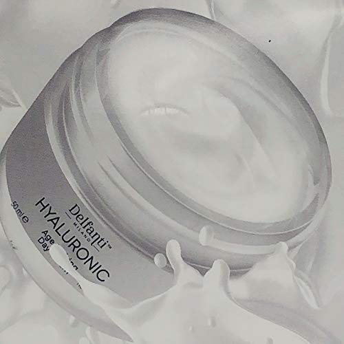 Delfanti-Milano ? HYALURONIC AGE DEFYING DAY CREAM ? Face and Neck Moisturizer ? Made in Italy