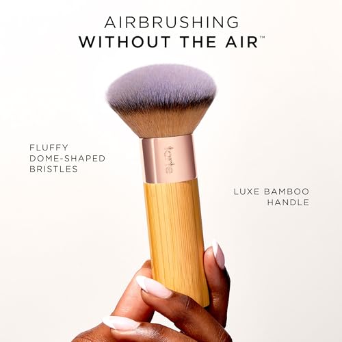 Airbrush Finish Foundation Brush - Blending Brush for Cream, Liquid & Powder Makeup