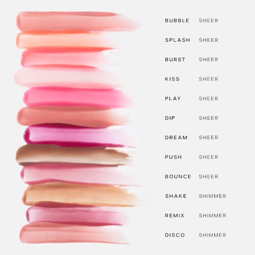 Hydrating Lip Gloss and Tinted Lip Oil Hybrid with Hyaluronic Acid - Burst Variation