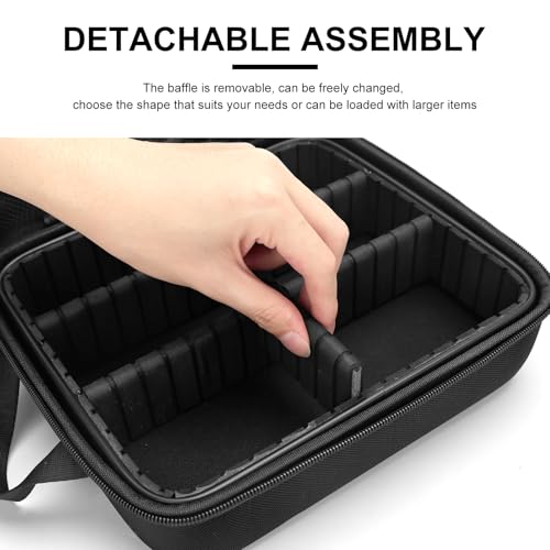 Small Barber Carrying Case for Salon Tools, Clippers & Scissors Organizer
