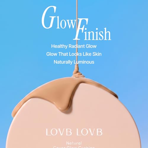 LOVB Natural Cover Glow Cushion Foundation 23N Natural Beige - 0.42 Oz