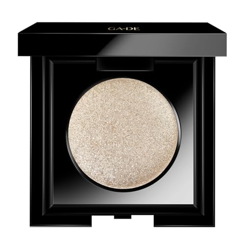 GA-DE Velveteen Metallic Eyeshadow Mono 126 Diamonds - Pearl Infused, Shimmer, Silky-Soft, Densely Pigmented, Seamless Blend - 0.105 oz