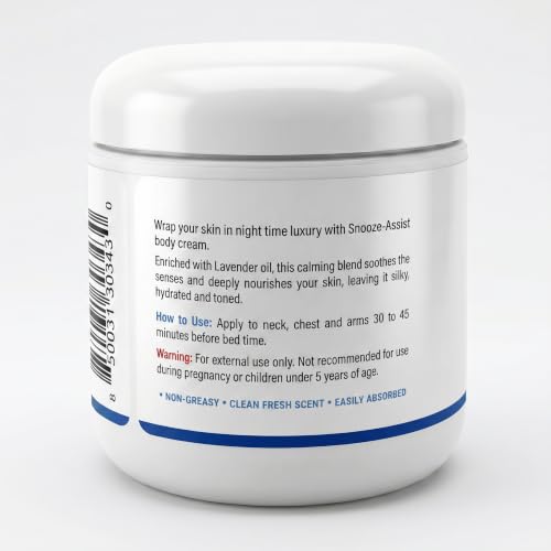 Lavender Body Cream - Nourishing Nighttime Moisturizer 6 oz