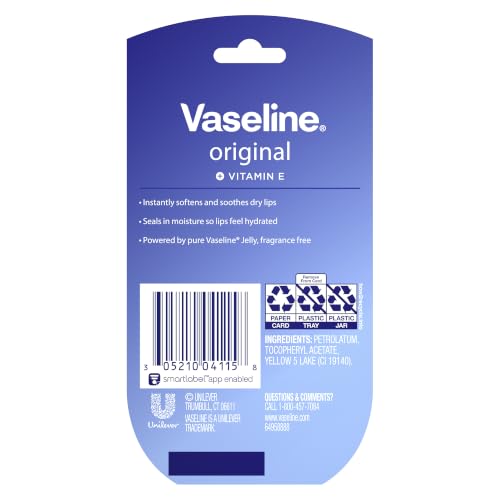 Mini Lip Balm Set - Vaseline Lip Therapy Original 12-Pack 0.25 Oz