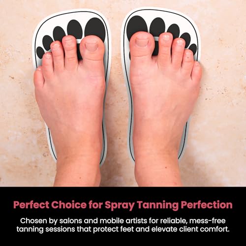 Disposable Spray Tanning Foot Pads 120 Pairs Hygienic Foot Protectors Salon Use