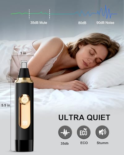 Nose Ear Face Hair Trimmer for Men and Women Waterproof USB Rechargeable