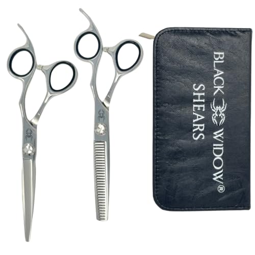 Professional Hair Cutting Shears & Thinning Scissors Kit 6" Japanese Steel