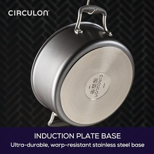5-Quart Nonstick Dutch Oven with Lid, Induction Safe & Dishwasher Safe