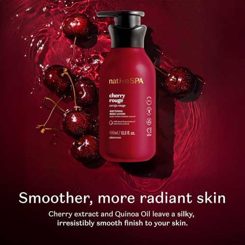 Cherry Rouge Hydrating Body Lotion with Collagen Boost - 13.5 oz