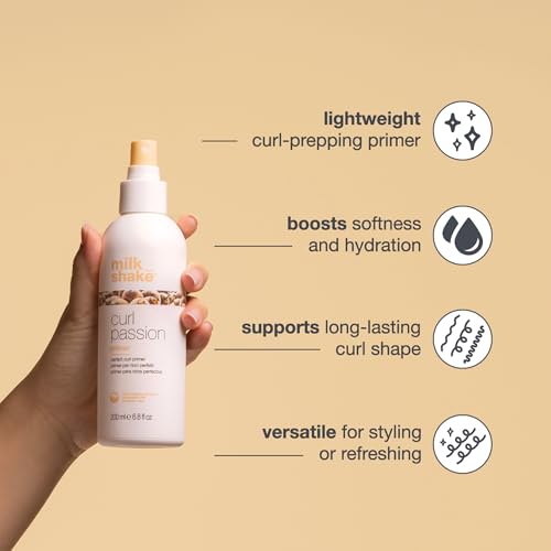 Curl Passion Hair Primer for Curly Hair 6.8 Fl Oz - Hydrates & Defines