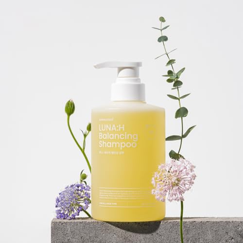 BEELUNA Luna: H Balancing Volumizing Shampoo with Biotin & Yeast, Gentle Clarifier, 16.9 fl oz