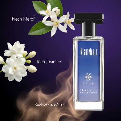 AVON Night Magic Cologne for Men 1.7 oz - Long Lasting Fragrance