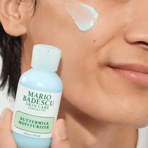 Face Moisturizer for Dry & Combination Skin - Lactic Acid & Thyme Extract, 2 Fl Oz