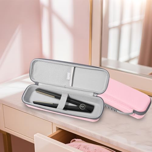 Travel Case for Hair Straighteners - Pink Compatibility with GHD & BaBylissPRO