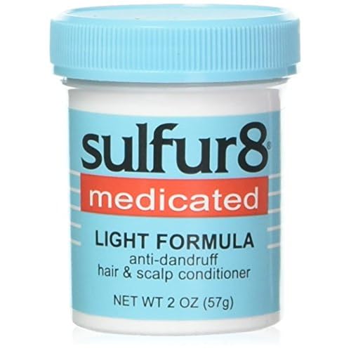 SULFUR8 Medicated Light Formula Anti-Dandruff Hair & Scalp Conditioner ? 2 oz. Lightweight Scalp & Hair Treatment ? Controls Dandruff, Soothes Itchy, Dry Scalp, Moisturizes & Softens Hair