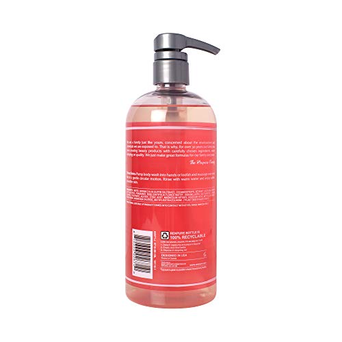 Renpure Rose Water Body Wash - Gentle Moisturizing 24oz
