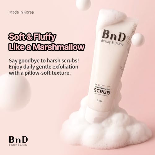 AHA Marshmallow Body Scrub - Hydrating Exfoliating Body Wash 200g
