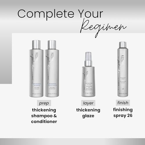 Kenra Platinum Thickening Glaze 4 Fl Oz - Volumizing Hair Styler for Fullness & Body