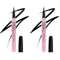 L.A. Girl The Artist Brush Pen Eyeliner, Inky Black GLE740 (Pack of 2)