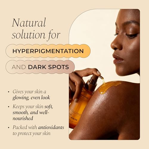 Melanin Brightening Body Oil with Vitamin C & Turmeric – Hydrating Skin Treatment