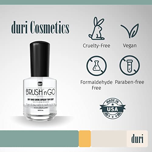 duri Brush¡¯n Go Dry and Shine Speedy Top Coat (Brush'N Go (Pack of 3))