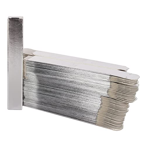 COSIDEA 50 pcs small silver Kraft paper box 22 * 22 * 137 paper packing box for lip gloss mascara