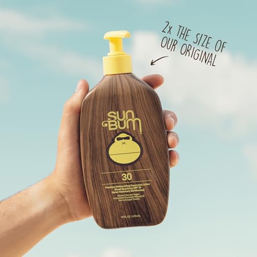Sun Bum Original SPF 30 Sunscreen Body Lotion - Broad Spectrum Moisturizing Sunscreen with Vitamin E - Hawaii 104 Act Compliant (Made Without Octinoxate & Oxybenzone) - 16 oz