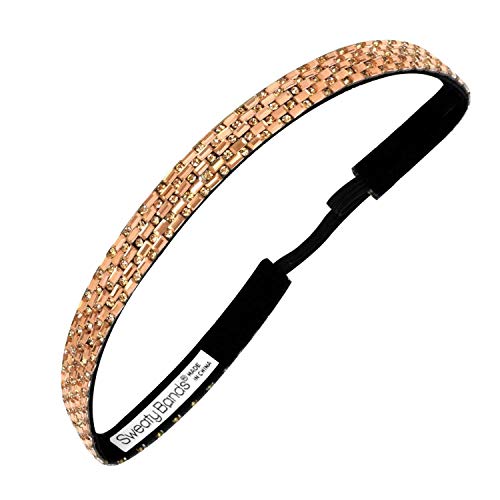 Non-Slip Velvet-Lined Jeweled Headband for Women & Girls - Bling Accessory