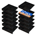 CasaDolce 12-Inch Depth Wire Shelf Covers - Black 12 pcs, Custom Fit for Pantry & Closet Shelving