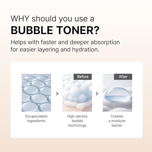 Glow-Boosting Bubble Toner with 99% NMN and Resveratrol - Hydrating Anti-Aging Skin Care