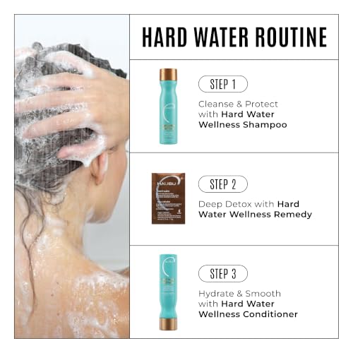 Hard Water Hair Detox Set - Shampoo, Conditioner & Hair Mask Pack for Damaged, Dry Hair