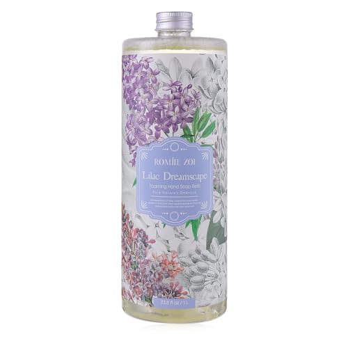 Foaming Hand Soap Refill Lilac Scent 33.8 Fl Oz - Gentle, Moisturizing