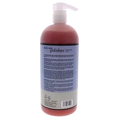 Body Scrub with Pomegranate & Fig - Gentle Exfoliation for Soft, Radiant Skin - 32 oz