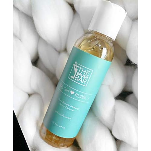Makeup Brush Cleaner - Conditions and Protects Brushes - No Residue - Quickly and Easily Cleans Foundation Brushes - Plant-derived Ingredients - Makeup Cleaner for Brushes