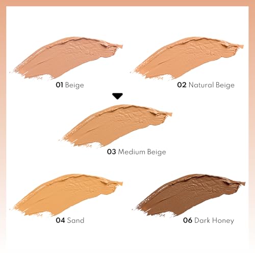 NOTE Luminous Silk Cream Powder - Medium Buildable Coverage Weightless Setting Powder Foundation - Soft-Matte Finish - 03-0.4 oz