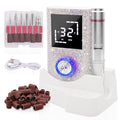 Electric Nail Drill File Machine - Portable Cordless 45000RPM with Stepless Speed Knob - Nail Art & Manicure Kit - Nail Drill Variation