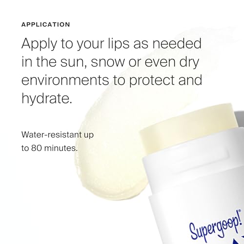 Supergoop! PLAY Lip Shield SPF 30 with Mint - 3 Pack - Hydrating, SPF Lip Balm - Moisturizing Lip Treatment For Dry Cracked Lips - Broad Spectrum UV Protection