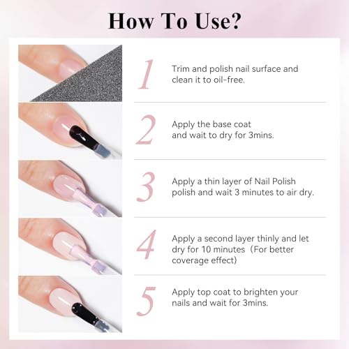 Quick Dry Nail Polish Set 24 Colors - Regular Variation of THIS Listing
