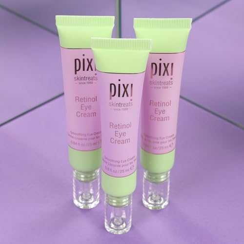 Pixi Retinol Eye Cream with Peptides & Caffeine - Nourishing Anti-Aging Eye Treatment, 0.84 fl oz