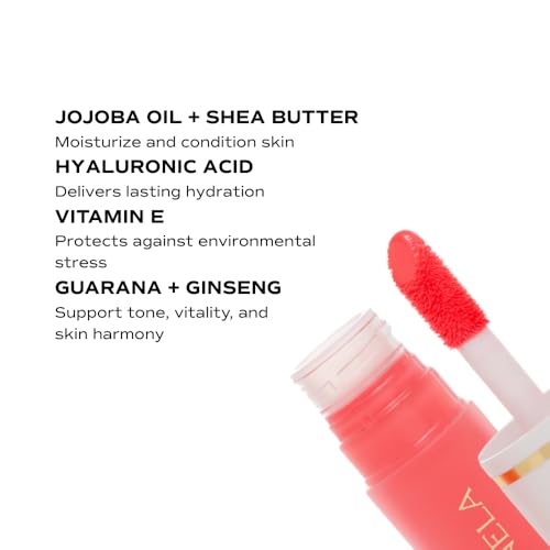 SONELA Blissful Moment Dewy Liquid Blush Coastal Zen 0.27 Fl Oz - Hydrating, Nourishing Formula with Hyaluronic Acid