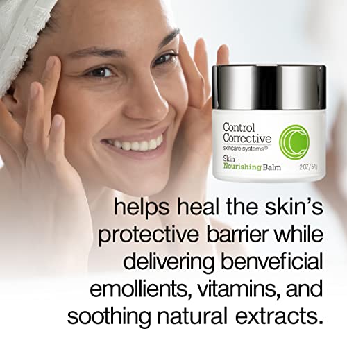 Natural Skin Nourishing Balm for Dry & Sensitive Skin 2 Oz - Botanical Moisturizer
