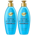 OGX Argan Oil of Morocco Curl-Defining Styling Cream,Anti-Frizz Curl Cream for Curly Hair&All Textures,Cold-Pressed Argan Oil,Paraben-Free,Sulfate-Free Surfactants,Curly Hair Products,6 oz,(Pack of 2)