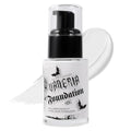 VANERIA White Foundation Liquid, Face Makeup Full Coverage Waterproof, Mixer Use or White Base for Goths, Vampires, Clowns. 30ML