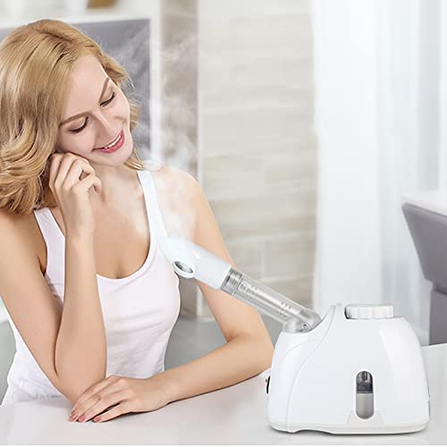 Facial Steamer Nanometer Fine Mist for Facial Deep Cleaning with Towel, 360¡Æ Rotating Arm, Deep Cleaning Home Spa Device for Personal Care, Face Steamer for Facial